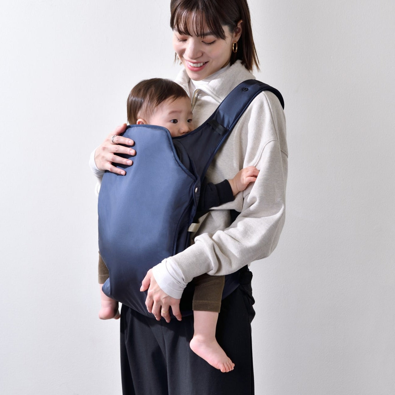 ANDROSOPHY Baby Carrier ネイビー 抱っこ紐 - 移動用品