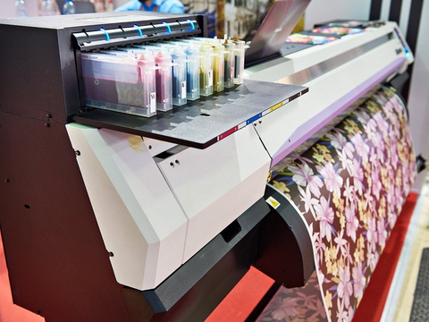 Dye sublimation fabric printing method