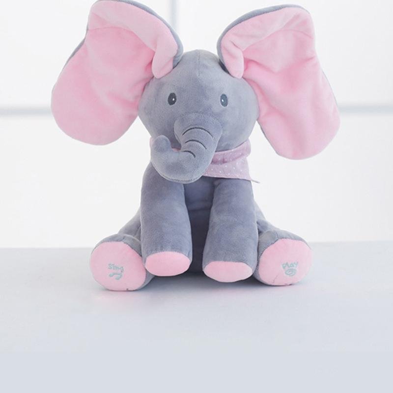 elephant baby toy peek a boo