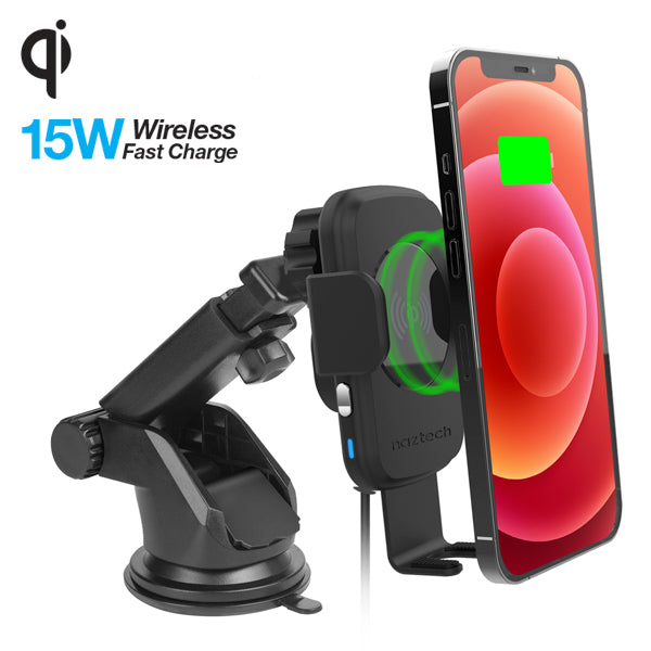 Smart Grip Wireless Charging Car Mount