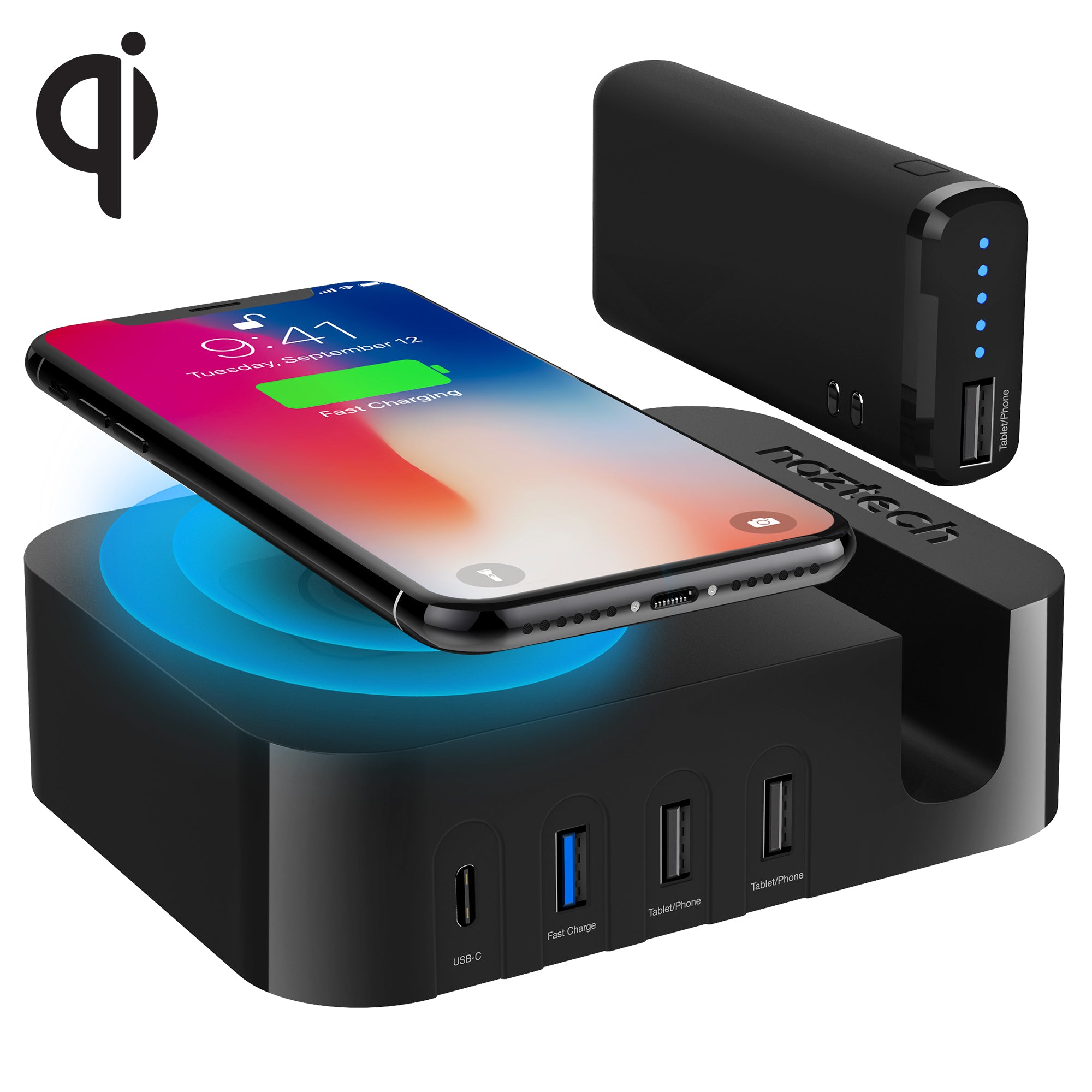 Wireless Charger-USB Hub-Power Bank | Ultimate Power Station – 