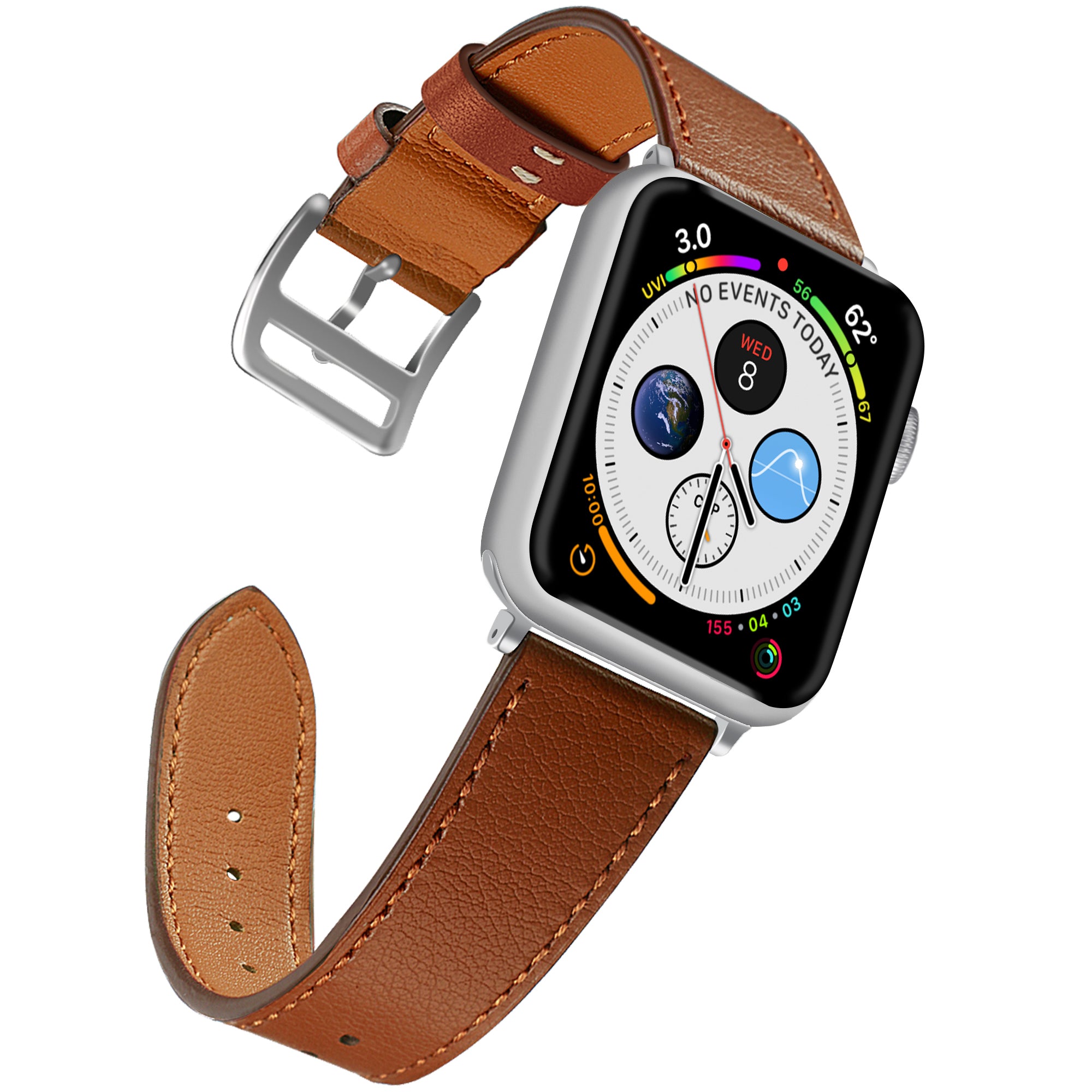 Leather Apple Watch Band - | Naztech –