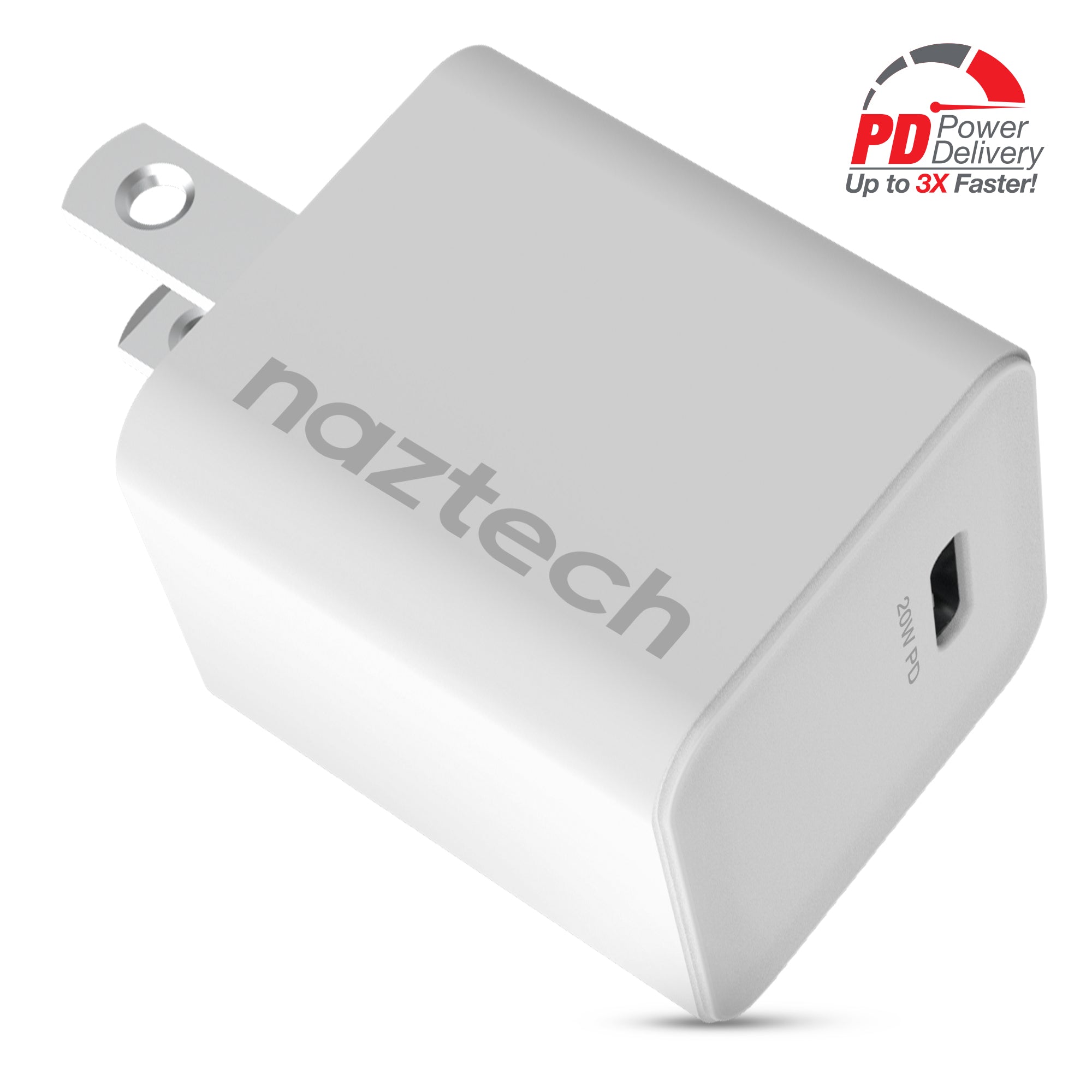 USB-C Charger | Fast Charging Type C Charger WHT | Naztech – 