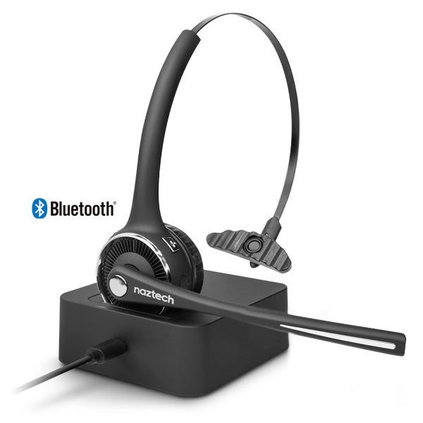 kijk in been Voorwaarde BT Wireless Headset for Office with Base | Naztech – Naztech.com