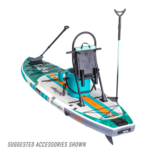 Inflatable Fishing Paddle Boards With A Motor? You Betcha!