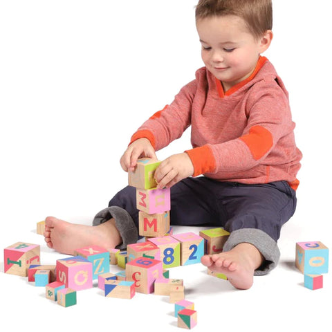 letter blocks for learning to read