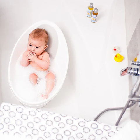 Shnuggle: baignoire de bain de mousse de bain pour bébé