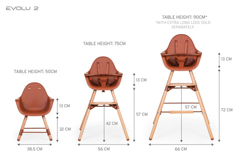 Childhome chair growing with a child