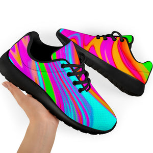Colorful Abstract Paint Running Shoes
