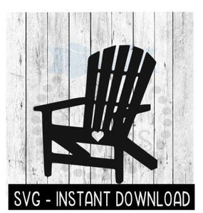 Adirondack Chair, Beach Summer SVG, SVG Files Instant Download, Cricut ...