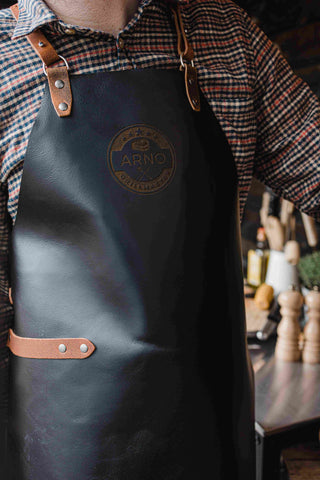 custom leather apron with name