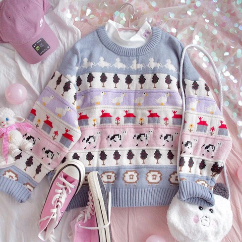 Forest Farm Sweater