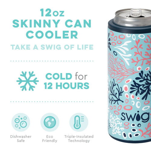 Swig Skinny Can Cooler 12 oz Hayride