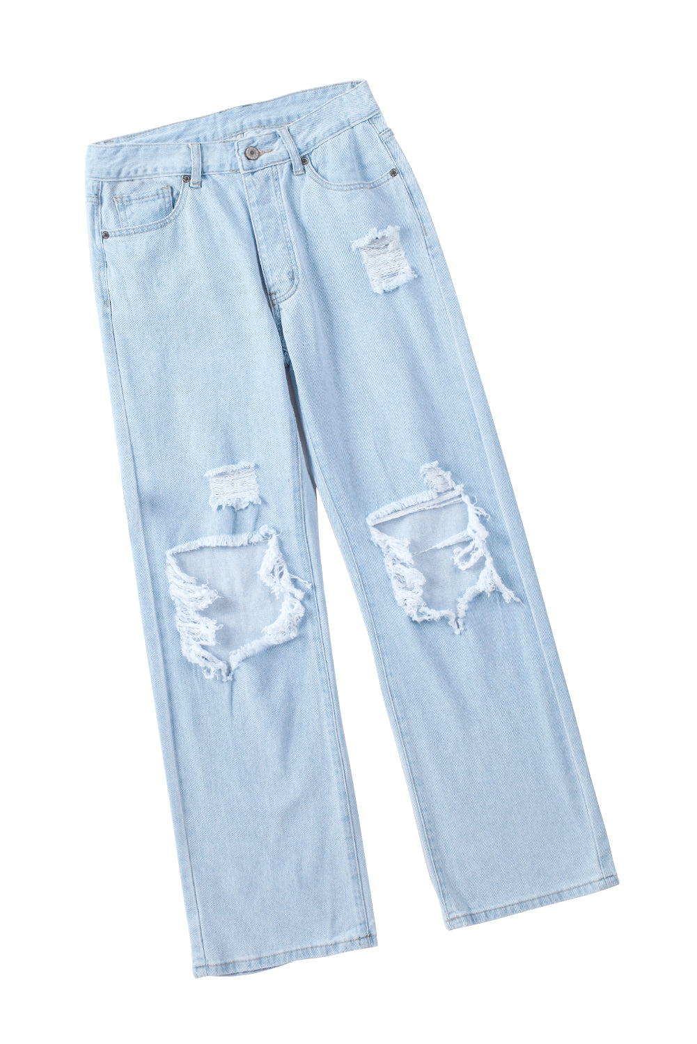Make Your Day High Waist Distressed Jeans