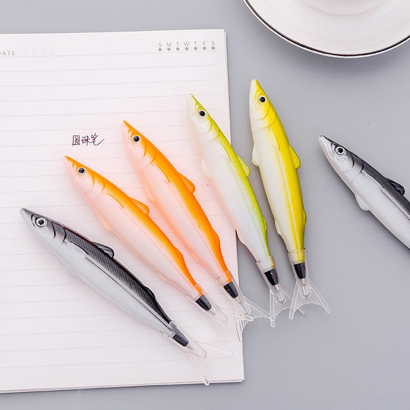 Hot Sale Creative Marine Fish Shape Stationery Ballpoint Pen 0.7 mm School Office Supplies Students Prize Gift Pen