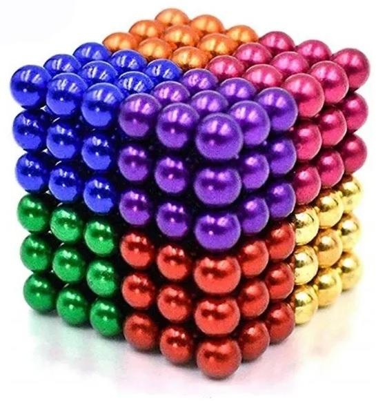 Jugando con 1000 bolas magnéticas, Aprender colores para niños