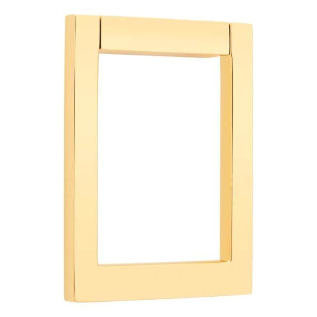 Baldwin 0183 - 6" Solid Brass Contemporary Loop Door Knocker