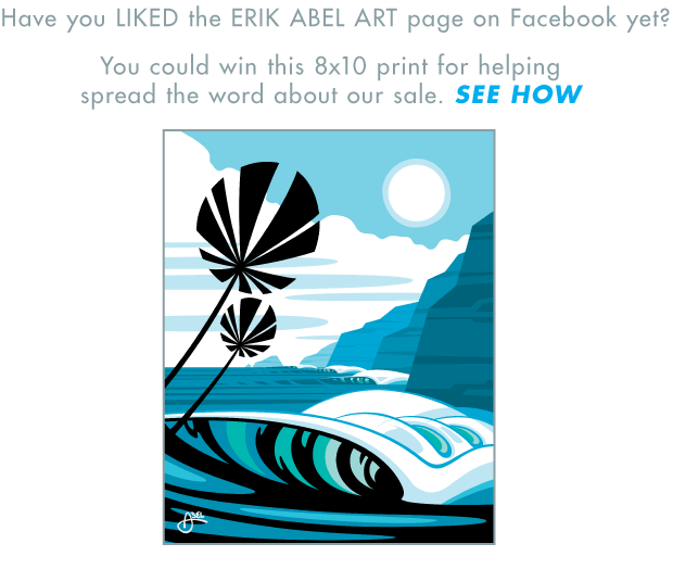 Erik Abel Facebook Print giveaway