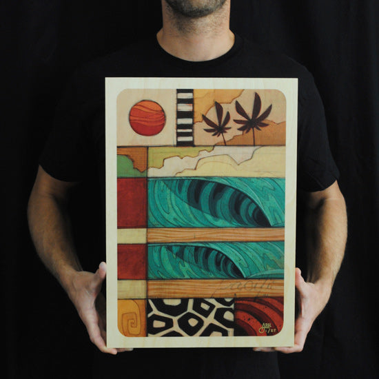 Print on Wood: Pacifico 3 by Erik Abel