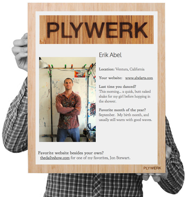 Plywerk Interview Erik Abel