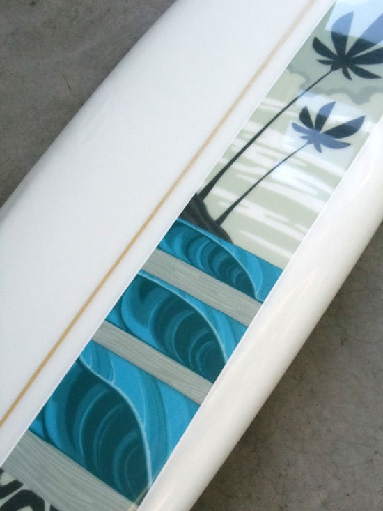 Erik Abel Custom Surfboard Graphic