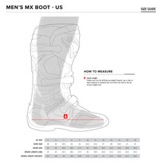 Motocross Boots sizing