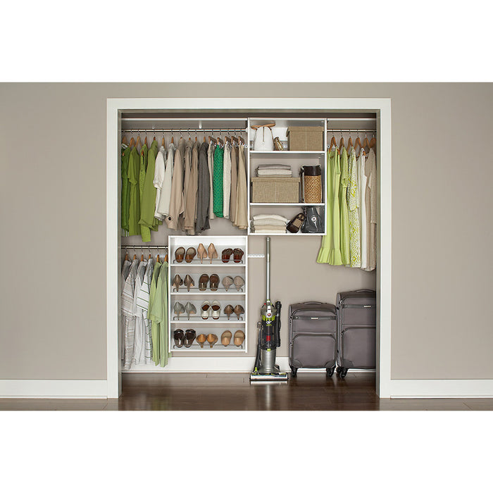 Estate By Rsi 9 Ft X 3 Ft White Wood Closet Kit Wsco