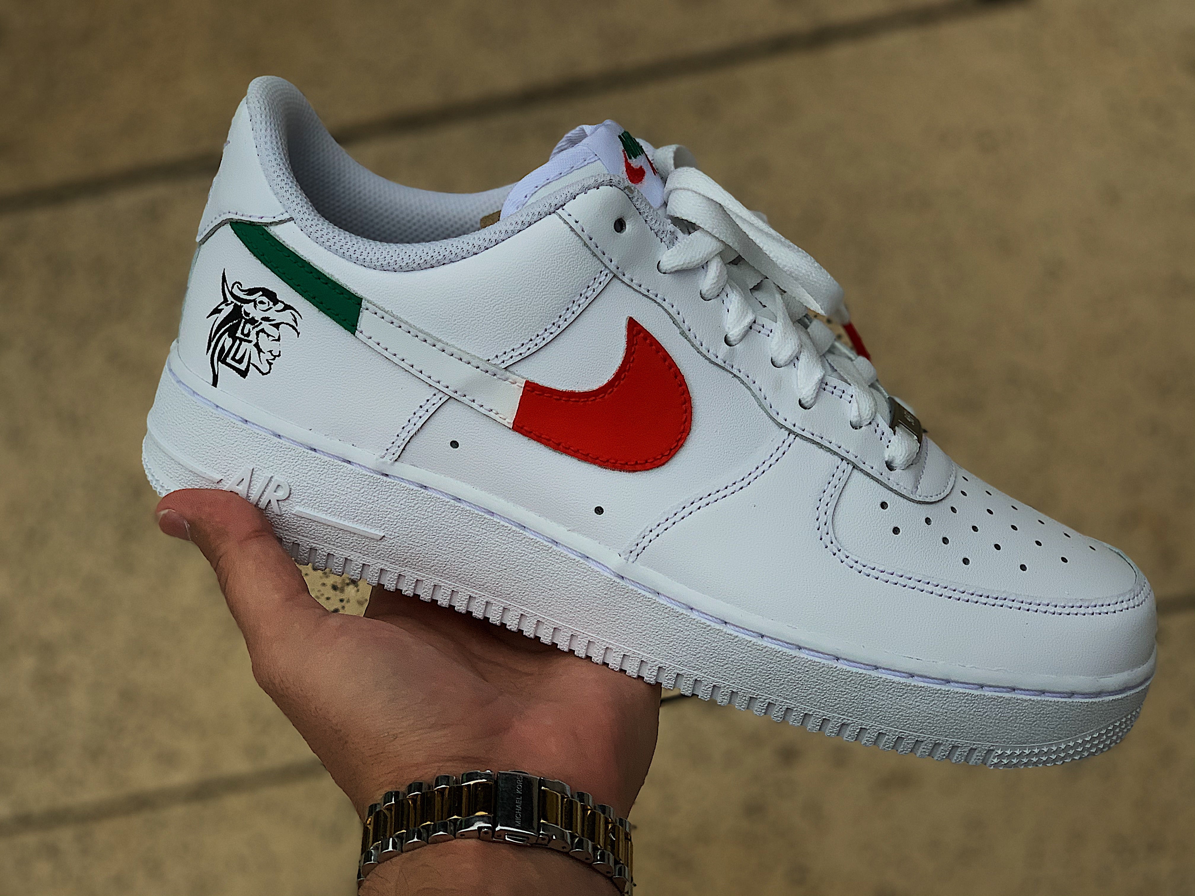 Mexico flag Air Force 1's Custom 