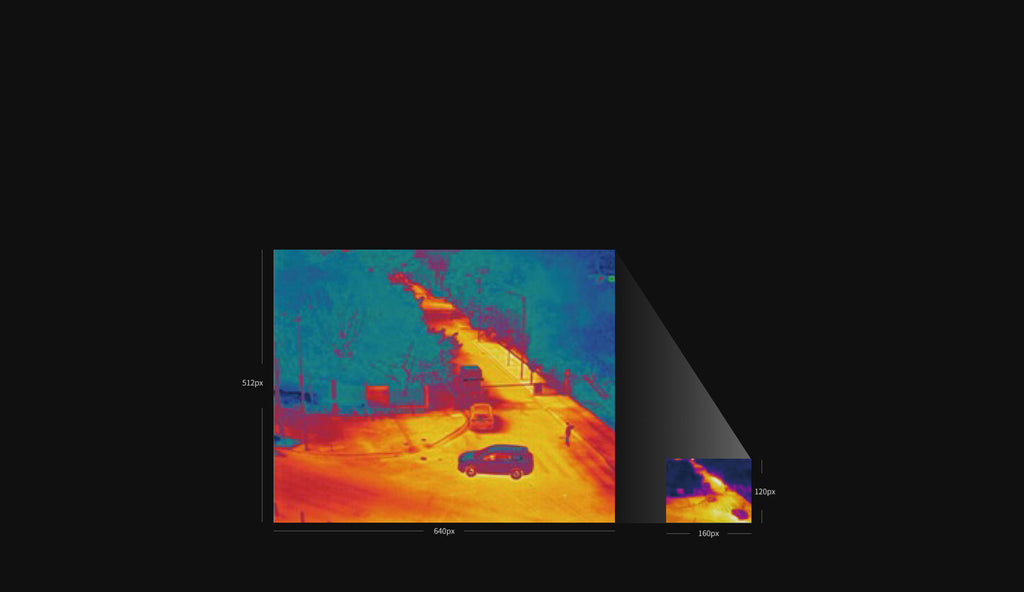 autel evo ii dual thermal image compared