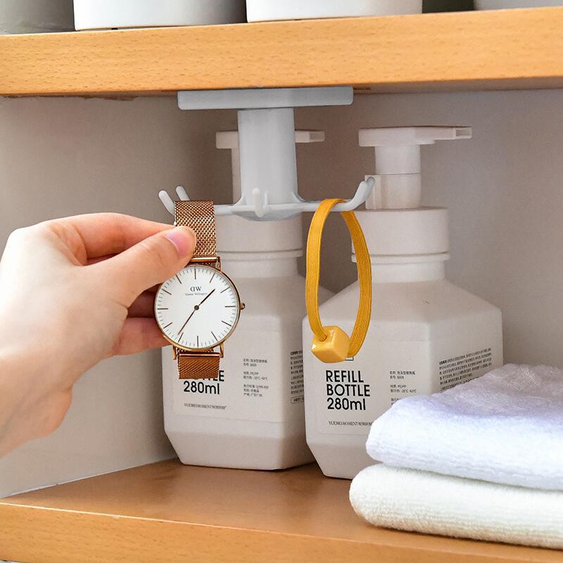 Kitchen Rotary Hook Wall Mounted Kitchenware Storage Rack Magilife Store