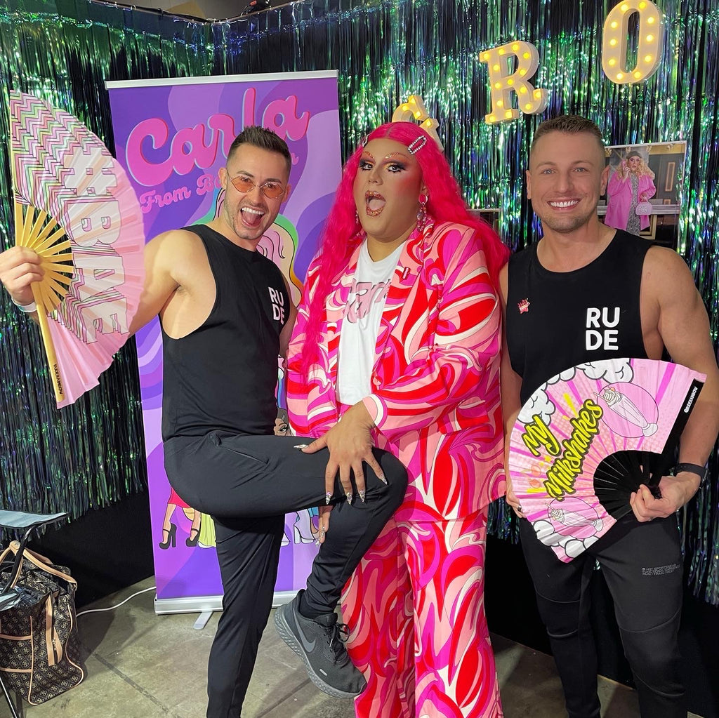 drag expo rude rainbow gay party