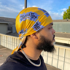 Black Satin Durag - Drippyy Durags