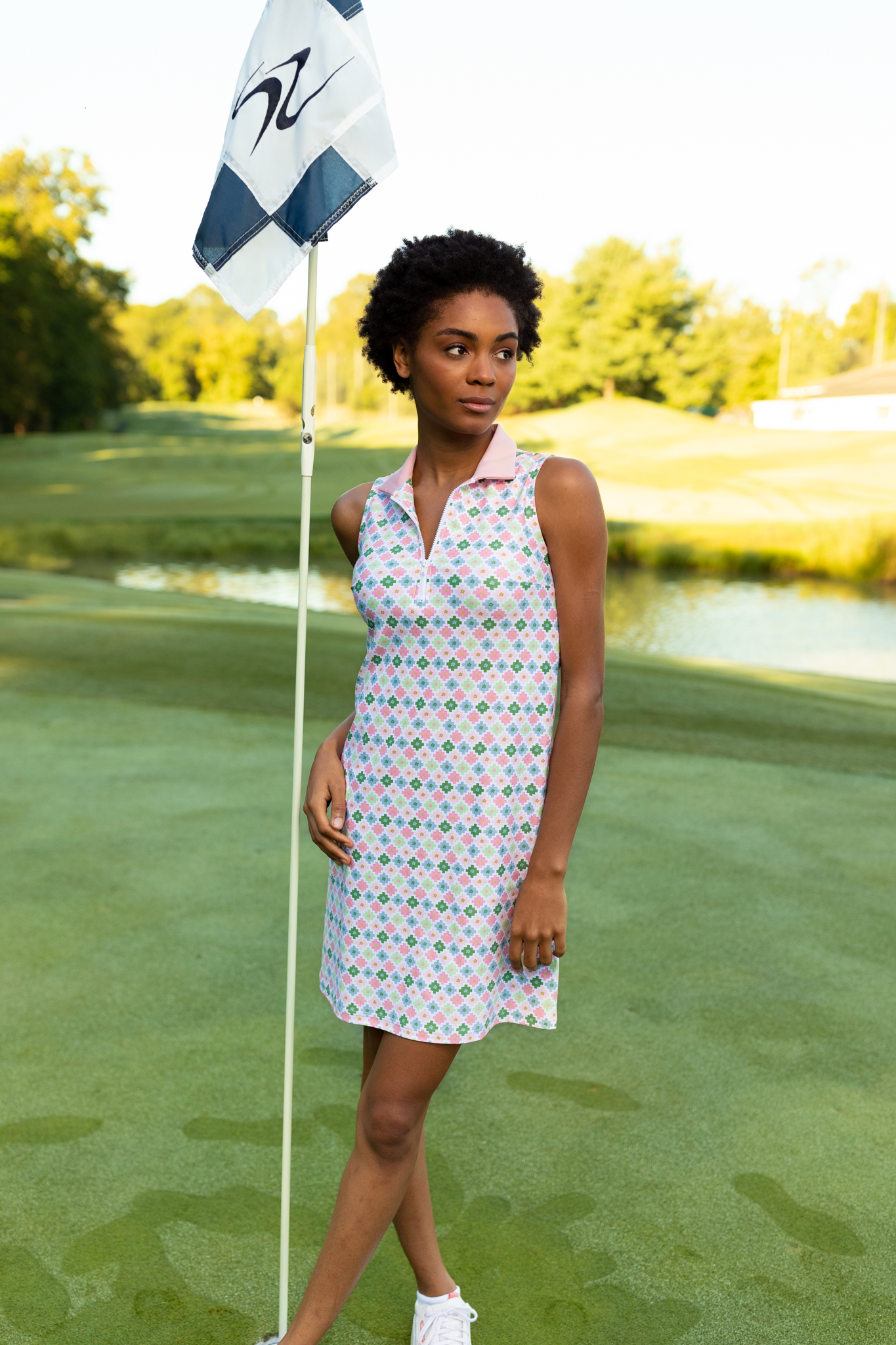 The Katherine Dress - Daisy Check - Smith and Quinn