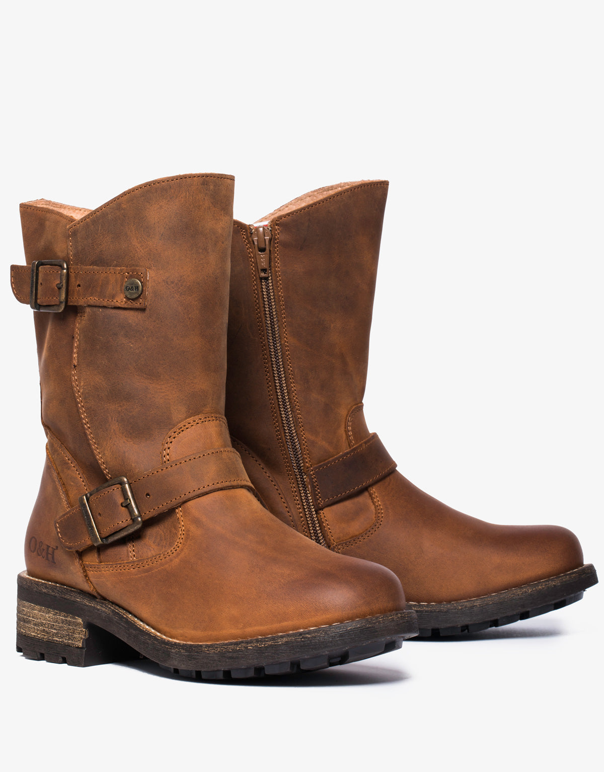 Cesar Cognac Oak&Hyde® Premium Leather Boots | Website – Oak&Hyde Europe