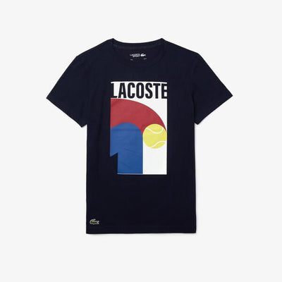 Men'S Lacoste Sport Breathable Graphic Print T-Shirt - Th9683