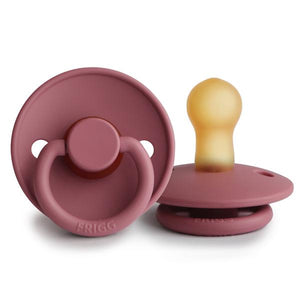 
                
                    Load image into Gallery viewer, Frigg Latex (Natural Rubber) Dummy / Pacifier: 2 Pack - Size 1 (Choose your Colours )
                
            
