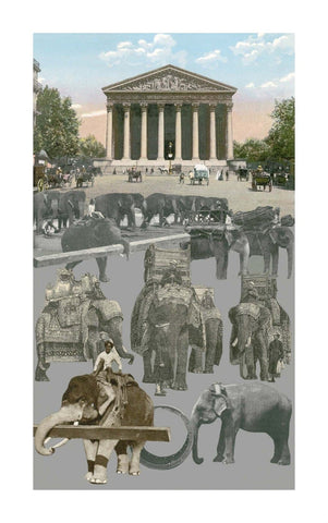 Paris, Working Elephants art print by Sir Peter Blake | Enter Gallery