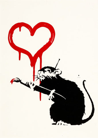 Love Rat limited edition art print by Banksy | Enter Gallery 