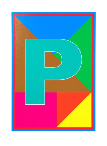 Dazzle P Letter