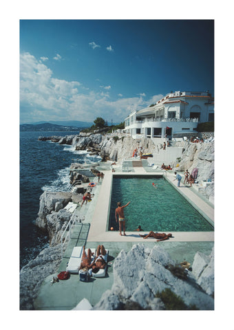 Eden-Roc Pool, Estate Stamped by Slim Aarons | Enter Gallery 