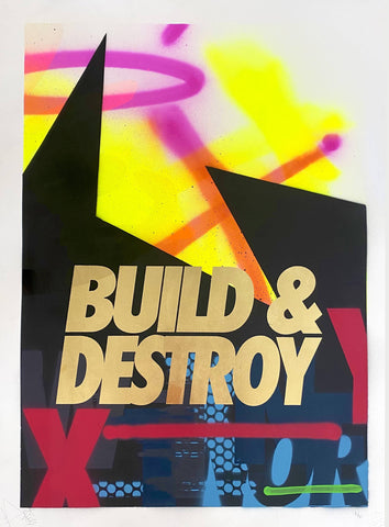 Build And Destroy limited edition print by Aroe | Enter Gallery