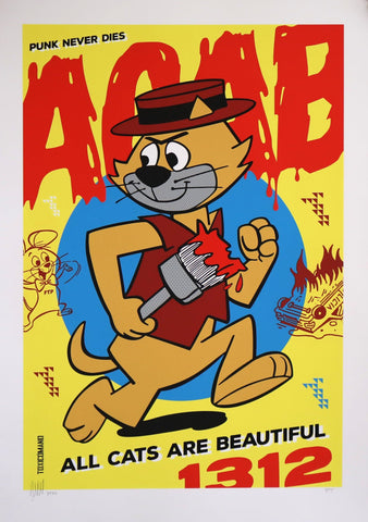 All Cats Are Beautiful art print by Toxicomano Callejero | Enter Gallery 