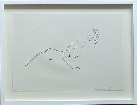 Framed Kate Moss art print by Tracey Emin | Enter Gallery 