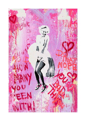 Air Max Marilyn limited edition art print by Arron Crascall | Enter Gallery 