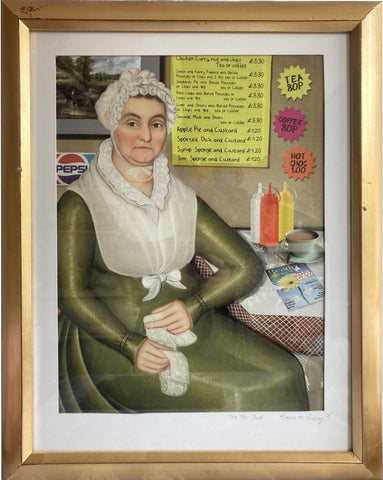 Tea for One, Framed Original by Haus of Lucy | Enter Gallery 