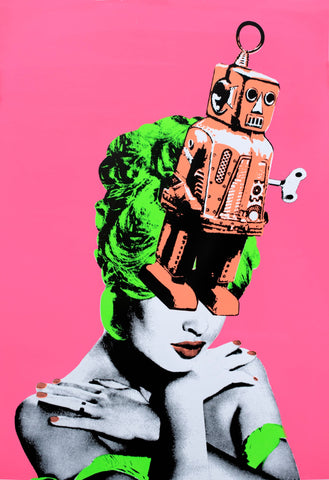 Robo-Brigitte art print by The Cameron Twins | Enter Gallery