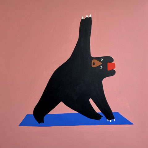 Yogi Bear, Original painting by Euan Roberts | Enter Gallery 