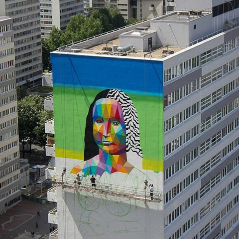 Okuda Mona Lisa mural