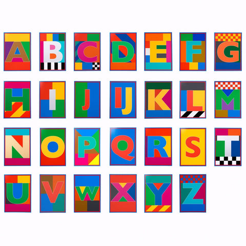 Dazzle Letter Set by Peter Blake | Enter Gallery 