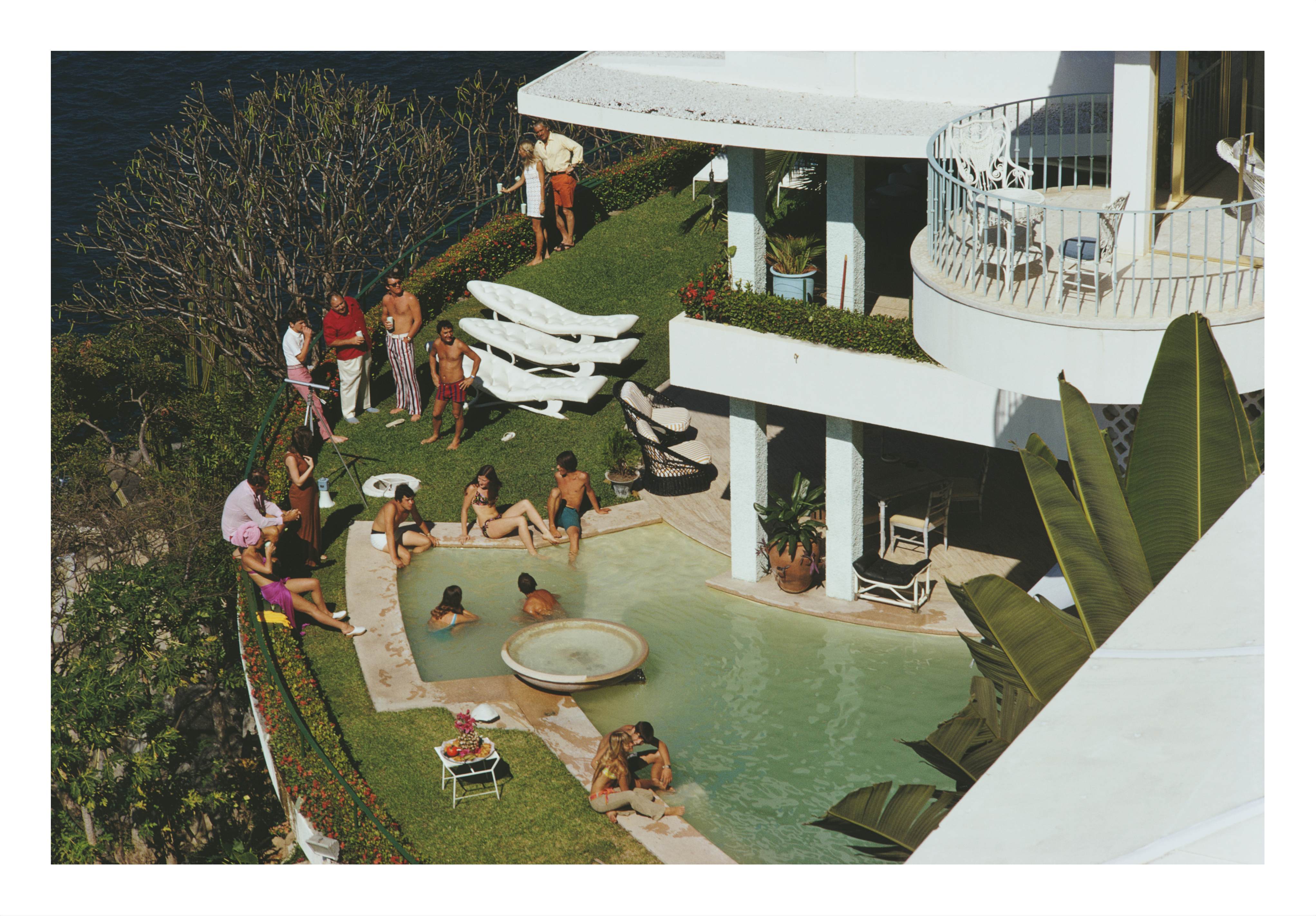 Image of Clifftop Pool, C-Type Print artwork by Slim Aarons, free delivery